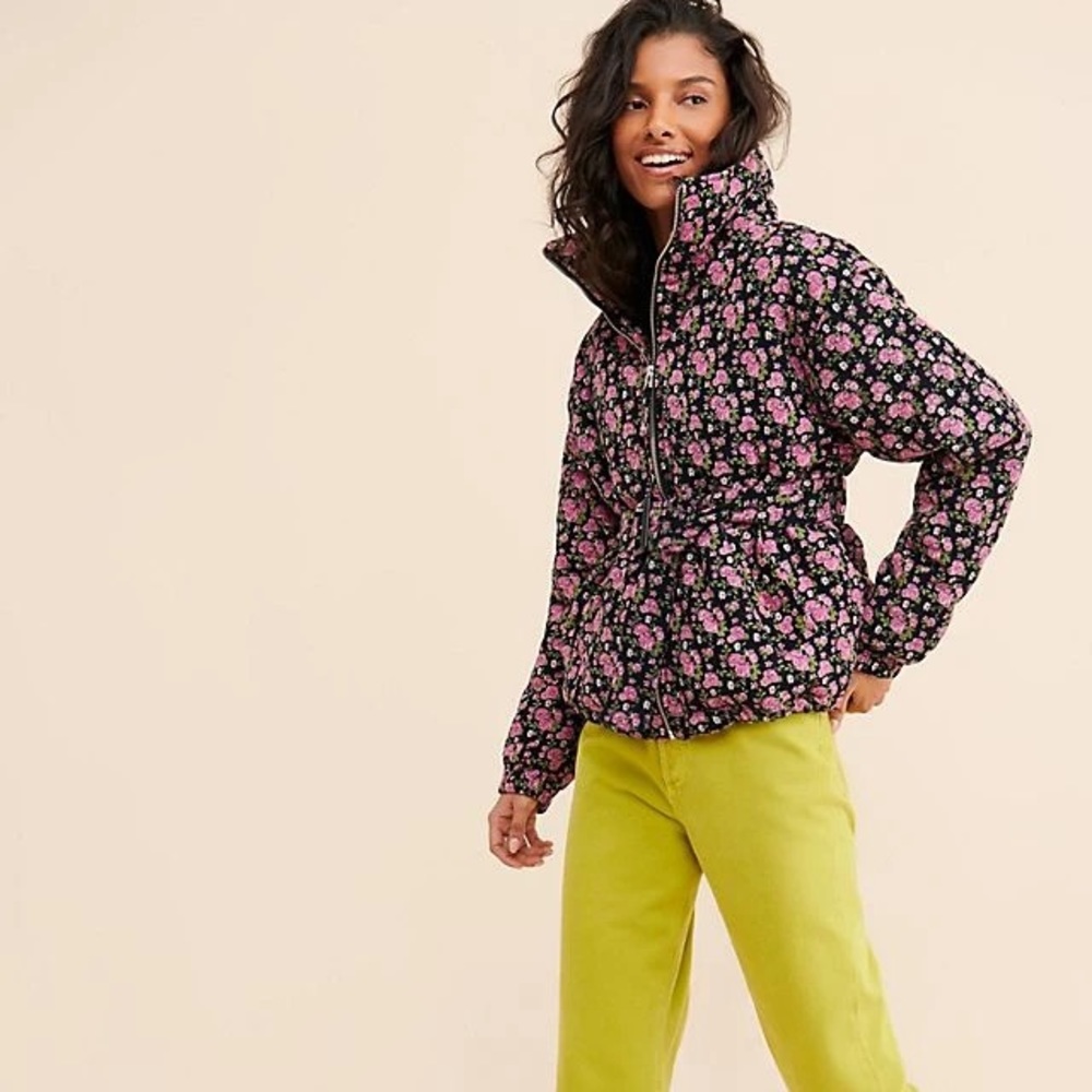 Anthropologie Tach Clothing Gadara Corduroy Puffer Jacket - Picture 2 of 7